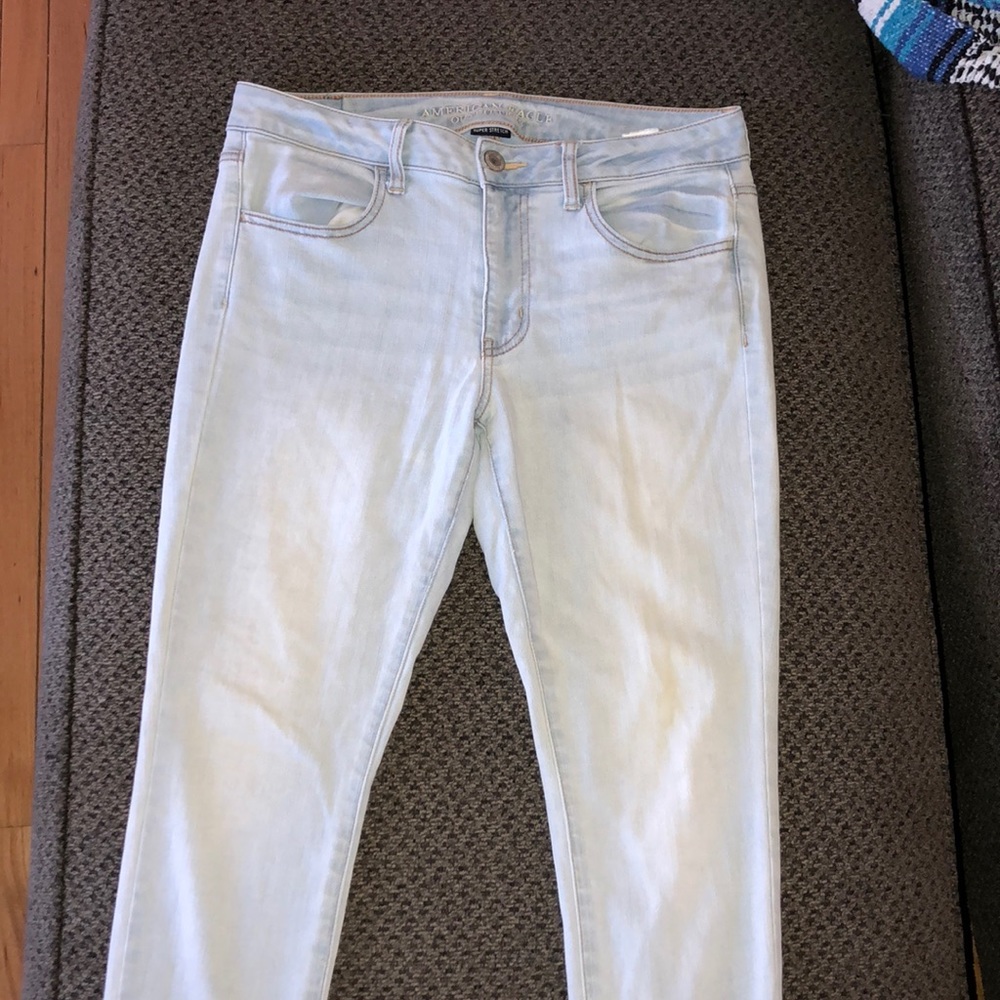 Light blue jeans